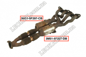 LEOKAT Викуп каталізаторів - Ford - Ford Focus II - 1.6 - Кераміка - 3M51-5F297-CB 3M51-5G232-CXF / Attached to : 3M51-5F297-DB