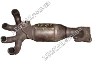 LEOKAT Викуп каталізаторів - Ford - Nissan - Nissan Navara - Кераміка - 333G (on the flange) 4.5" Brick Chamber 4 pipe manifold.